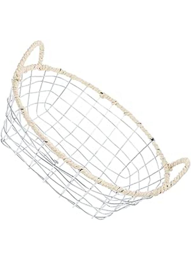 Iron Wire Fruit Basket Kitchen Organizer Portable Countertop Storage For Snacks Pantry - Image 1