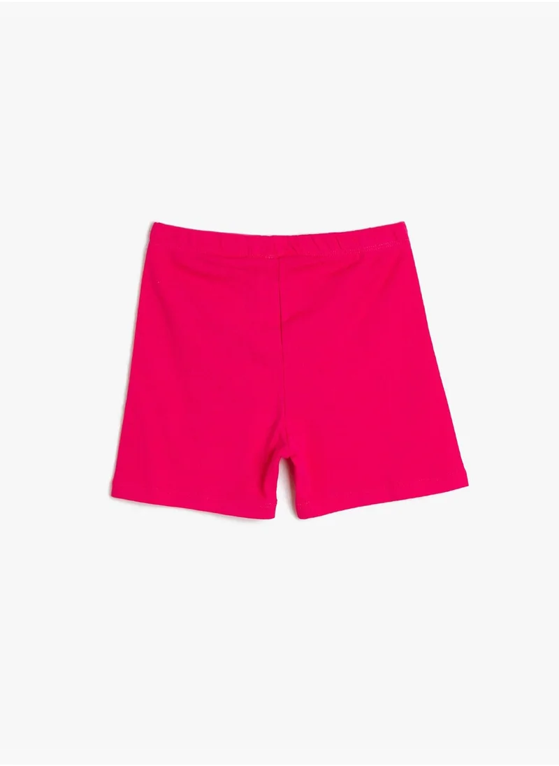 كوتون Medium Rise Shorts