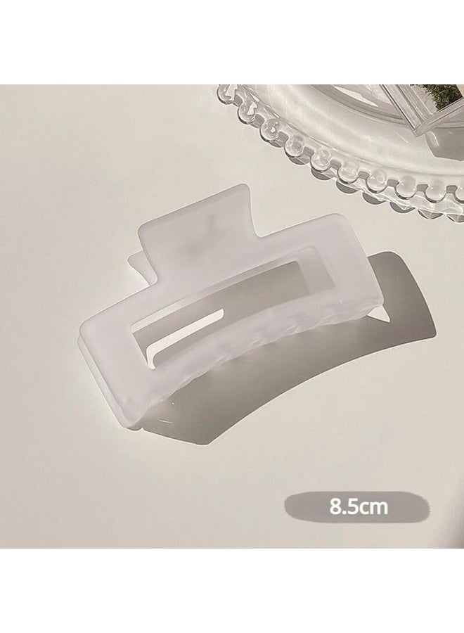 Blubby Transperent Hair Clutcher Hair Claw Clips for Women Pack of 3 - Image 3