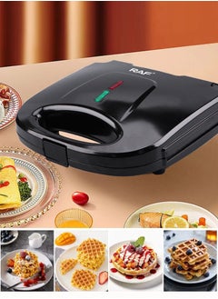 RAF Household double-sided heating waffle maker, multifunctional electric breakfast machine  - Image 2