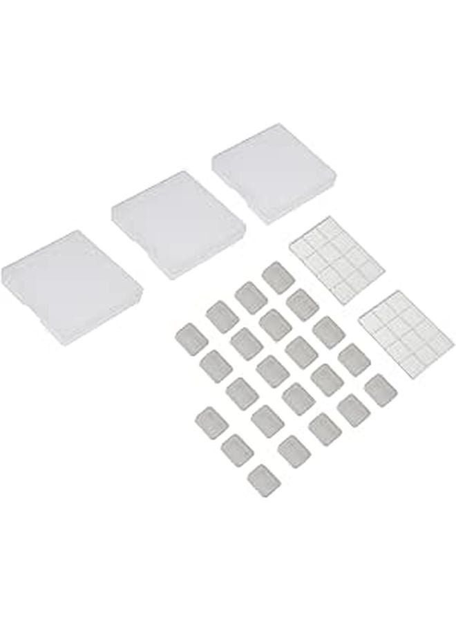 Watercolor Paint Set 25 Pcs With 1ml And 0 4ml Mini Square Palettes For Artists - Image 1