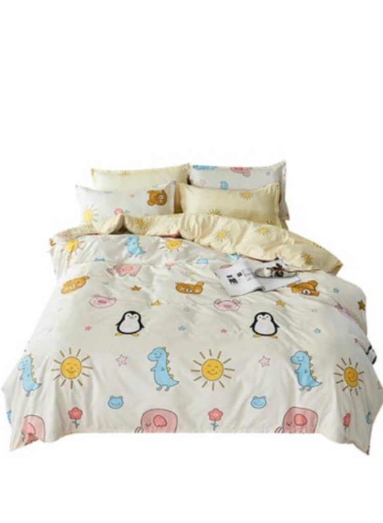 Nariele 4-Piece Happy Forest Design Bedding Set