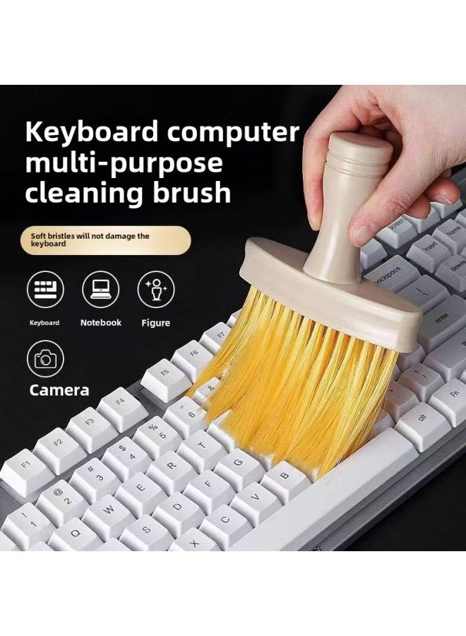 Mechanical Keyboard Brush Dust Cleaning Brush Soft Brush Dust Cleaning Tools Laptop Dust Cleaning Special Brush-Colour:Microfiber Bristle Dust Brush [1 Pack]  - Image 2