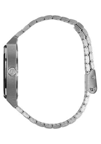 Nixon Time Teller All Silver Women’s Watch (37mm. All Silver Face & Metal Band) - Image 2