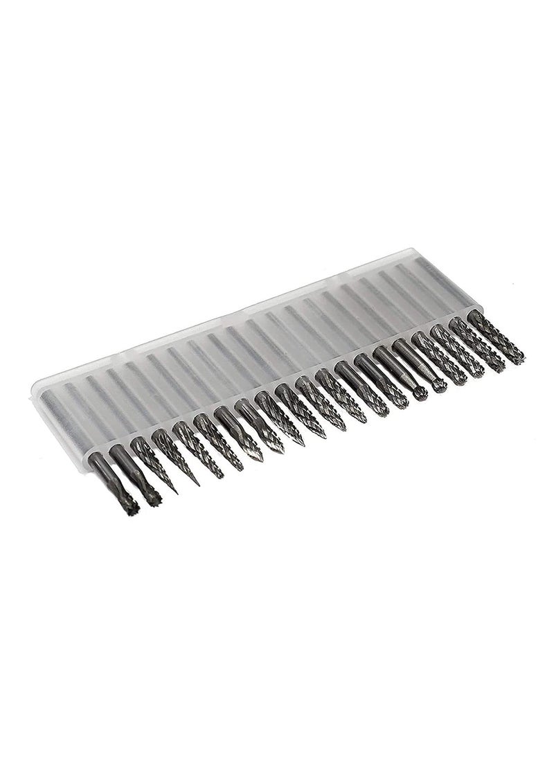 DIY Crafts DIY Crafts CTDIYHI54369 20pcs Tungsten Carbide Rotary Burrs Set for Dremel Accessories Milling Cutter Drill Bit Engraving Bits Pack  - Image 4