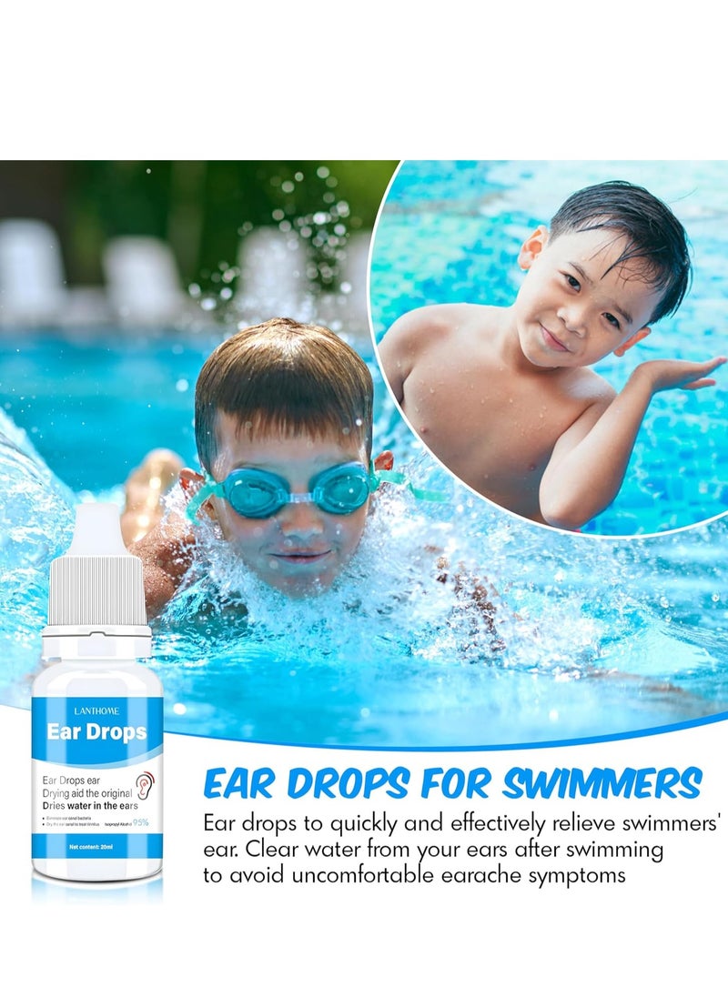 Lanthome Swimmer's Ear Drops 20ml,All-Natural Water Remover for Swimmer's Ear, Prevent Infections,Dry Ears,Safe Treatment for Kids and Adults,Relieves Ear Irritation and Trapped Water for Ear Protection  - Image 5