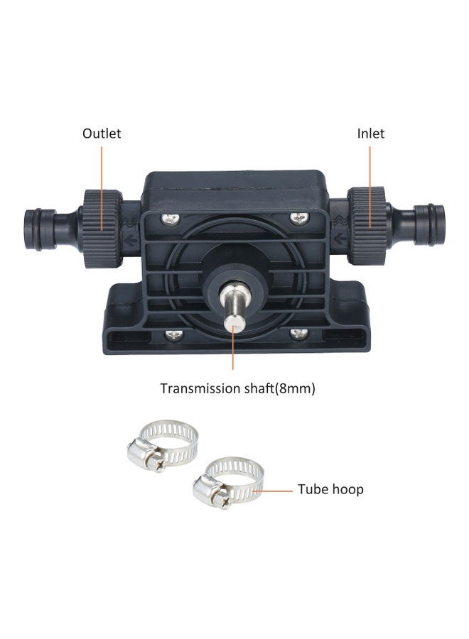 NIBEMINENT Household Small Hand Drill Drive Pump Black 6.5x11x8cm  - Image 4