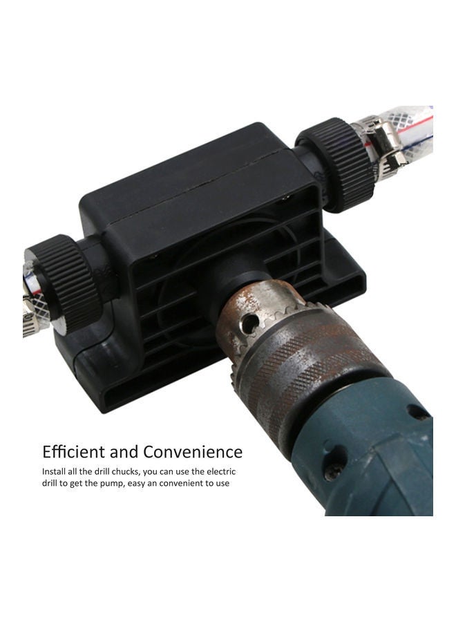 NIBEMINENT Household Small Hand Drill Drive Pump Black 6.5x11x8cm  - Image 3