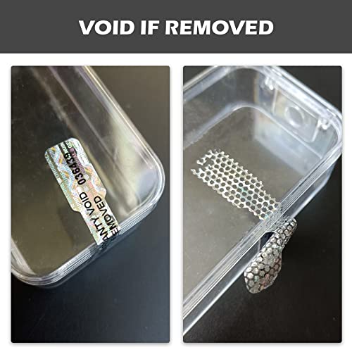 ILMBVM 360pcs Bone Shape Tamper Proof Hologram Stickers Genuine Warranty Void Seal Labels tamepr evident Label Honeycomb Bottom (2x0.4inch) - Image 3