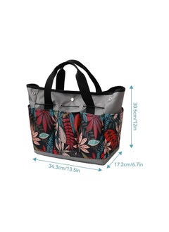PROMASS promass Garden Tool Bag Hand Tool Storage Tote Organizer for Indoor and Outdoor Gardening for Women Men,Heavy Duty Canvas Tool Storage Home Organizer Gardening Tool Kit Holder  - Image 2