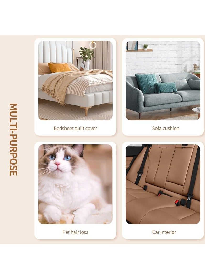 SYOSI Pet Hair Remover Roller, Reusable Lint Roller Furniture Hair Removal Fur Roller Lint Roller Pet-friendly Lint Roller Sticky Lint Rollers Effortless Dog Hair Cleaner for Clothes, Pet Hairs, Carseats - Image 5