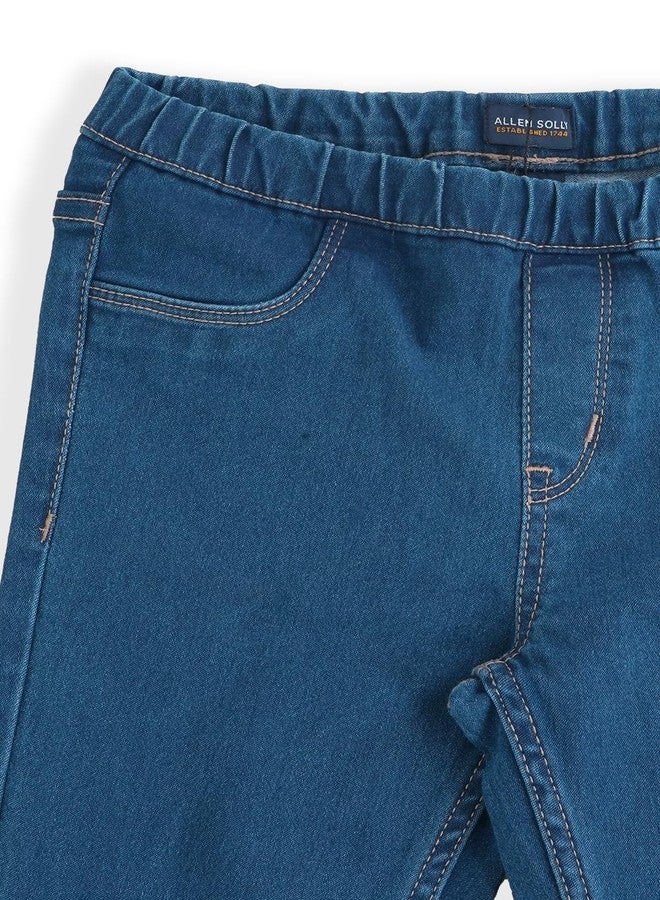 Allen Solly Girl's Regular Jeans (AGDNCJEBW57630_Blue - Image 4