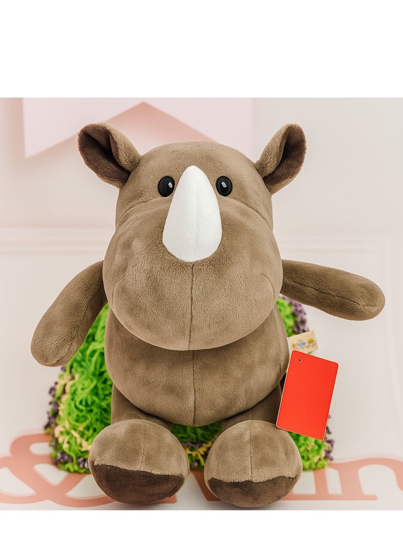 Y&D Rhinoceros Plush Toy Childrens Cloth Doll  - Image 3