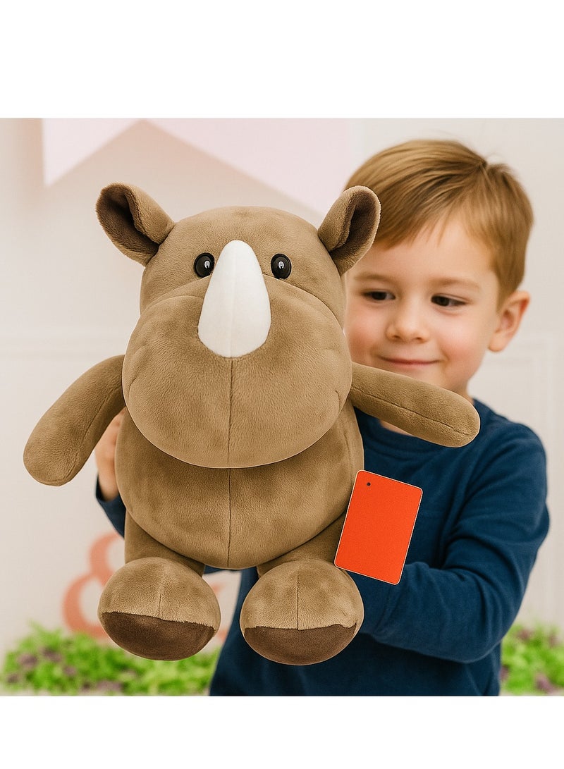 Y&D Rhinoceros Plush Toy Childrens Cloth Doll  - Image 2