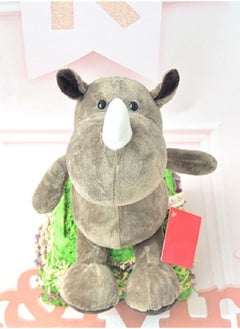 Rhinoceros Plush Toy Childrens Cloth Doll