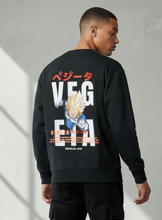 SP Characters Men Regular Fit Dragon Ball Print Sweatshirt - Image 3