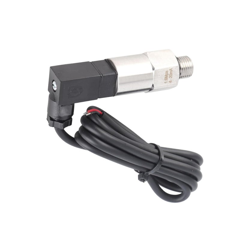 Pressure Sensor, Water Pressure Sensor Pressure Transducer, Water Gas Oil Pressure Transducer Sender Sensor, for Oil Fuel Air Water Pressure (0-0.2MPA) (0-0.5MPA) (0-1MPA) (0-1.2MPA) (0-1.6MPA) - Image 1