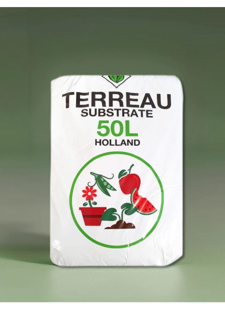 Holland - Terreau Substrate Holland Potting Soil “Premium Quality” 50L Bag - Image 1