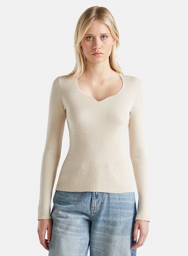 Benetton Sweatersweetheart Neck - Image 4