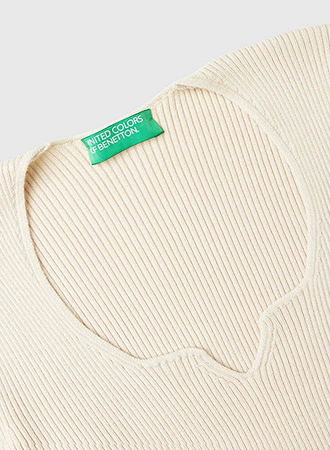 Benetton Sweatersweetheart Neck - Image 3