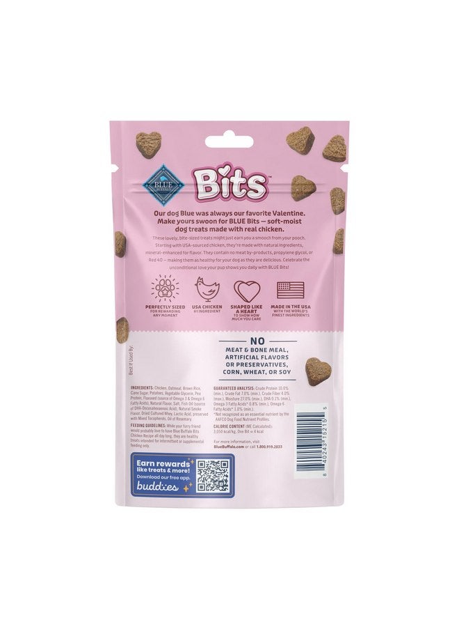 بلو بافلو مكافآت تدريب الكلاب من Blue Buffalo Valentine's Day Edition، وصفة الدجاج، كيس 4.5 أونصة - Image 2