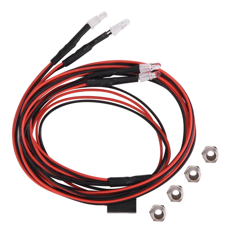 4PCS Headlights RC Accessory LED Lights for Model Drift Car - Image 2