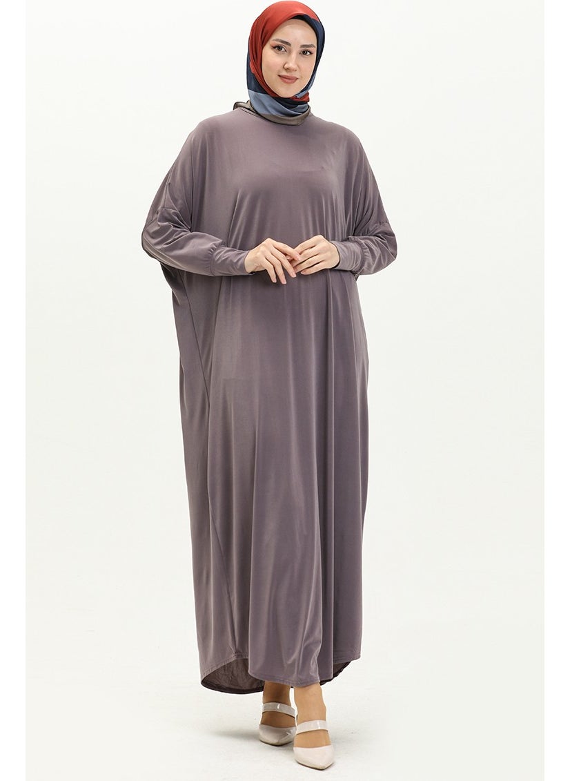 Sefa Merve - Bat Sleeve Casual Dress 2000-19 Light Lilac - Image 1