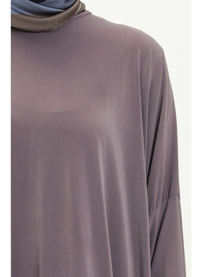 Sefa Merve - Bat Sleeve Casual Dress 2000-19 Light Lilac - Image 1