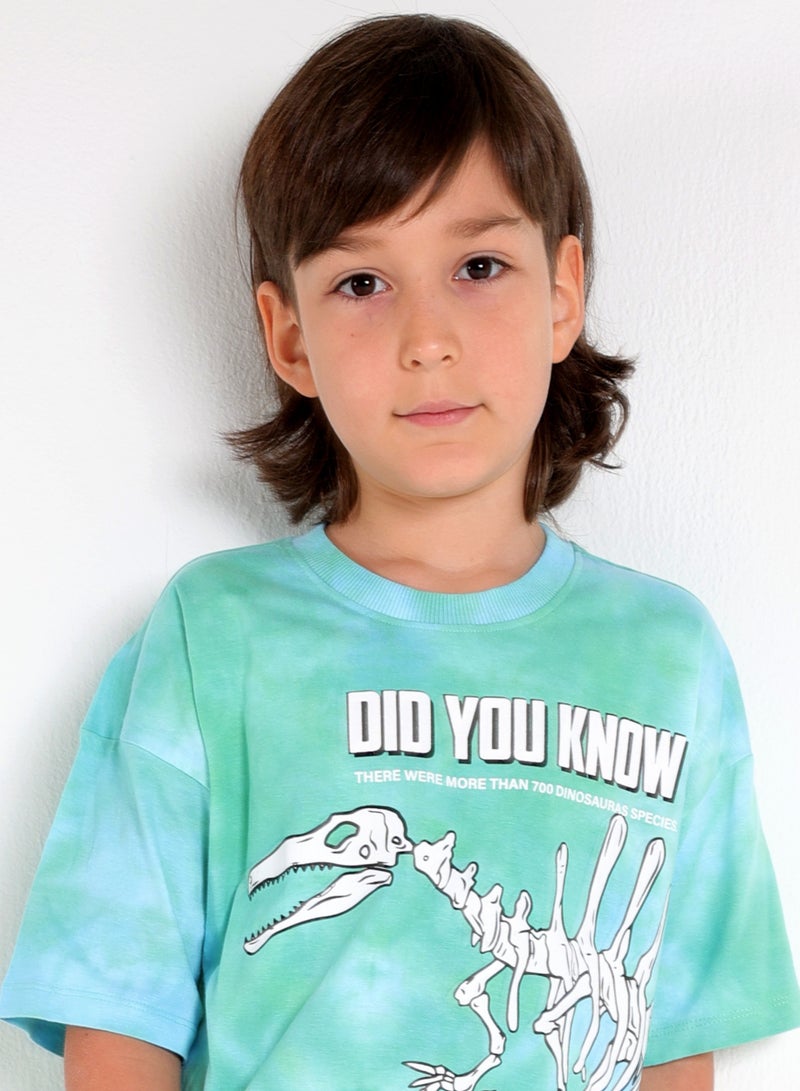 AIKO AIKO-Boys StylishPrinted T-Shirt & Shorts Set-7-8Y  - Image 1