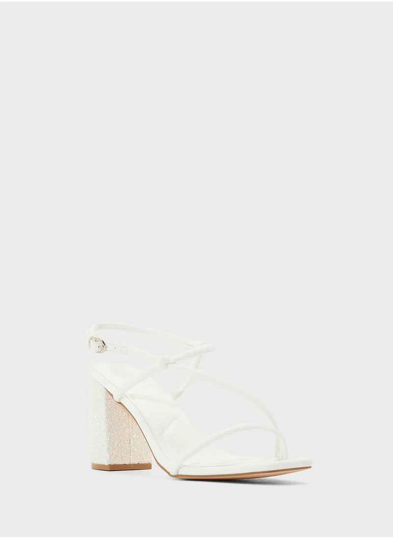 Truffle Patent Strappy Stilleto Sandals