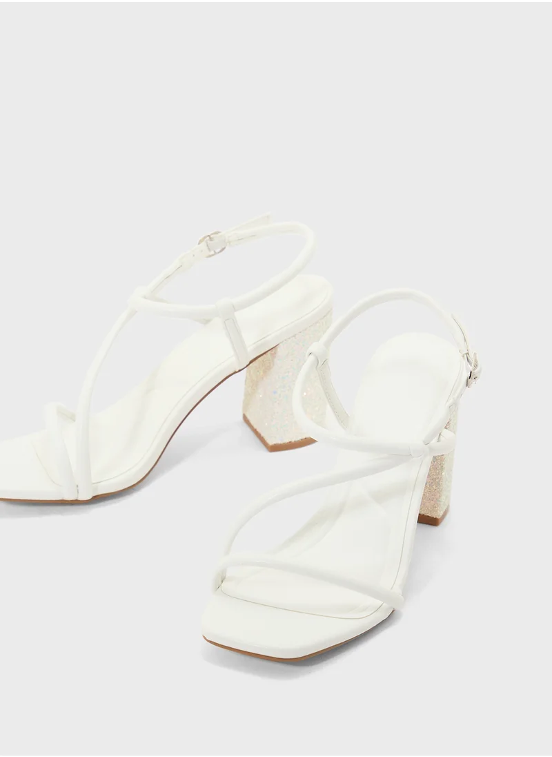 Truffle Patent Strappy Stilleto Sandals