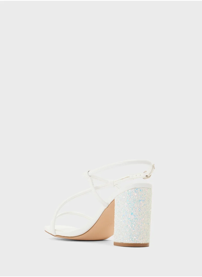 Truffle Patent Strappy Stilleto Sandals