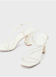 Truffle Patent Strappy Stilleto Sandals  - Image 4