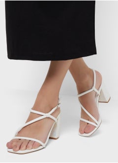 Truffle Patent Strappy Stilleto Sandals  - Image 5