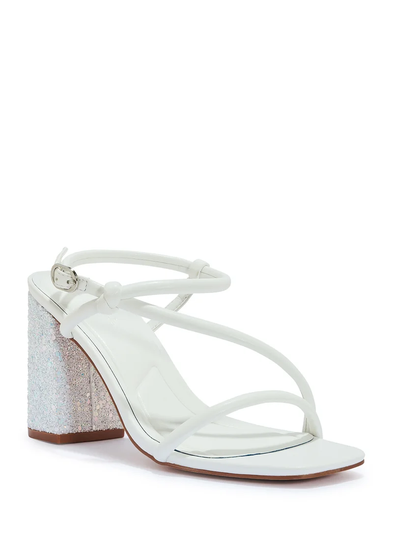 Truffle Patent Strappy Stilleto Sandals