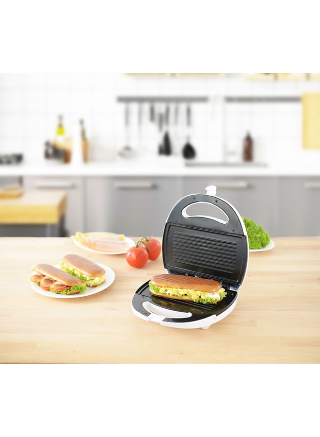 ALSAIF-ELEC Sandwich Maker 750 W SN7418 White/Black - Image 2