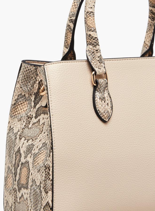 سيليست حقيبة يد بطبعة حيوانات مع حزام قابل للفصل - Image 5