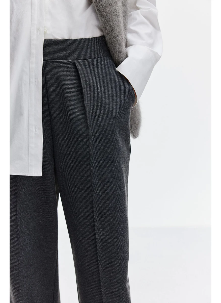 H&M High-Waisted Tailored Trousers