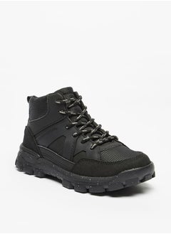 DUCHINI Boys Textured High-Cut Boots With Zip Closure  - Image 2