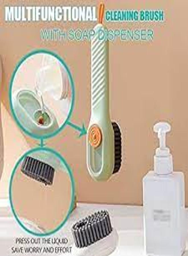 Multi-Purpose Shoe Cleaning Brush with Integrated Liquid Reservoir and Long Handle from KataKeet Store  - Image 4