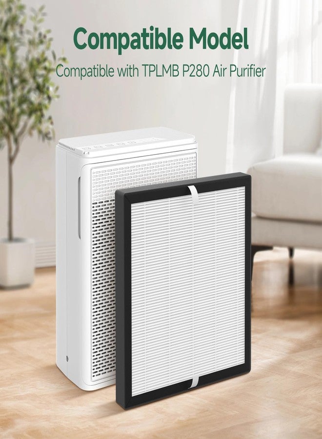 XBWW عبوتان من فلاتر بديلة P280 وP260 متوافقة مع أجهزة تنقية الهواء TPLMB/YARIKI P280 وAIUZLK P260، فلتر أولي من النايلون 3 في 1، فلتر رئيسي، وكربون نشط - Image 4