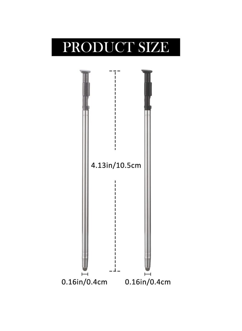 Excefore - Stylus Pen, 4 Pcs Touch Screen Pen Stylus Pencil with Touch Function & 4 Pcs Card Eject Pins, Replacement LCD Screen Touch Pen for LG Stylo 5, Q Stylus, Q Stylus+, Q Stylus Plus, Q720 Etc. - Image 1