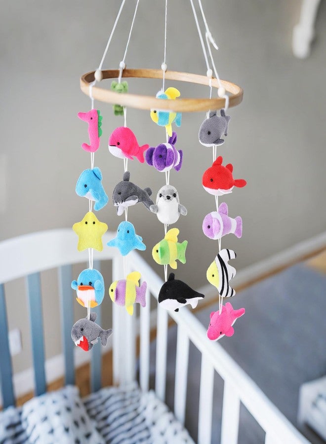 Skylety 32 Pcs Mini Animal Plush Toy Assortment Cute Animals Keychain Decoration Small Stuffed Toys Bulk Gift for Halloween Thanksgiving Christmas Carnival Prize Party Favor(Marine Animals) - Image 5