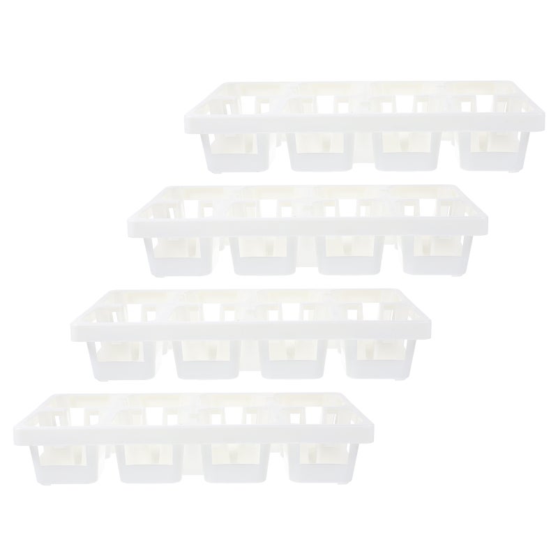 4pcs Small 8-Hole Planter Pot Rack Nursery Pot Tray Plant Growing Pot Holder Nursery Sowing Pot Brackets For Gardening And Greenhouse Use - Image 1