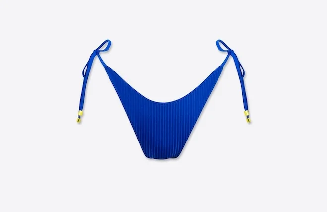 ملابس سباحة اي بي واي Talia castaway tie-sides recycled ribbed bottom