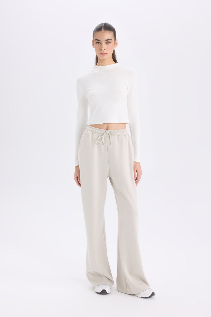 DeFacto Woman Slim Fit Half Turtleneck Modal T-Shirt - Image 2