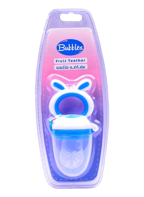 Bubbles fruits teether -blue