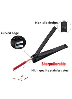 Generic Manicure Pedicure Set 16 in 1 Stainless Steel Professional Nail Clippers Scissors Grooming Kit Nail Care Tools with Luxurious Case  - Image 3