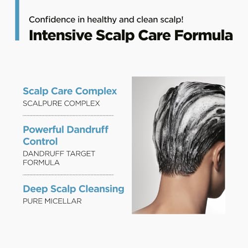 AMOS PROFESSIONAL Pure Smart Shampoo Deep Action l Clarifying Shampoo for Dandruff, build-up and Dirt, For Oil & Flake Control, 16.9 fl. oz. - Image 5