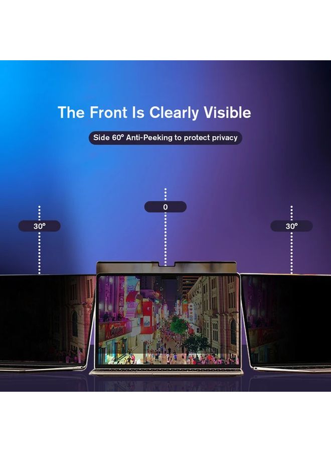 MacBook Air 15 15.3 Inch Magnetic Privacy Screen Protector Anti Spy Anti Glare Matte Finish - Image 4